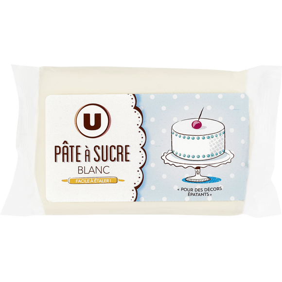 U Pâte à sucre paton blanc  250g
