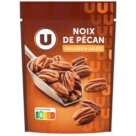 U Noix de pécan grillées et salées  sachet de 75g