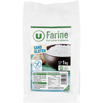 U SANS GLUTEN Mix pâtisserie et cuisine sans gluten 1kg