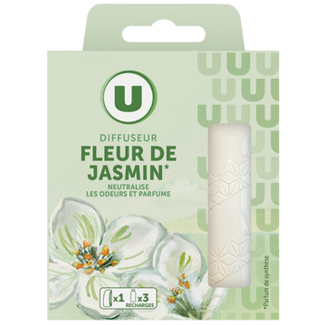 U Désodorisant Mini spray 1 diffuseur avec 3 recharges floral