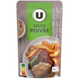 U Sauce liquide au poivre  sachet de 200g