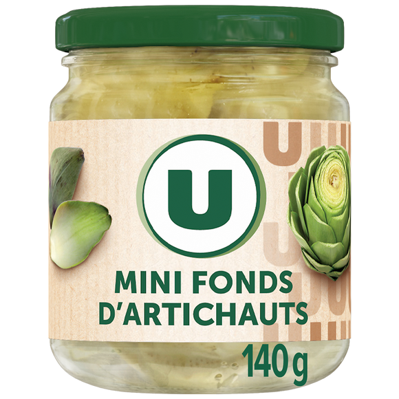 U Fonds d'artichauts miniatures - Bocal 95g