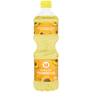 U Huile de tournesol Bouteille 50cL