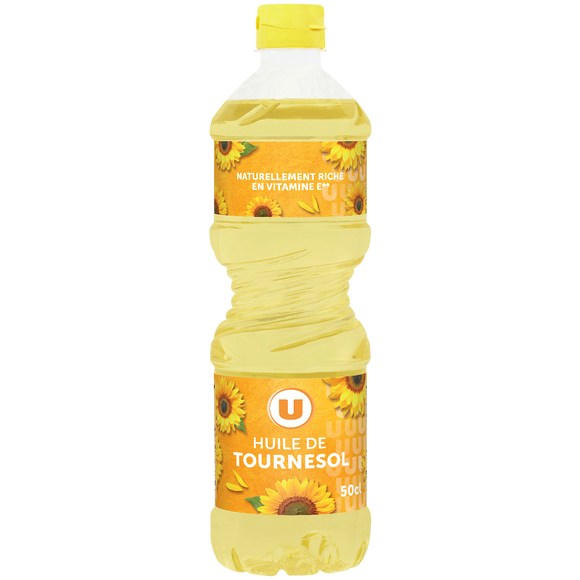 U Huile de tournesol Bouteille 50cL