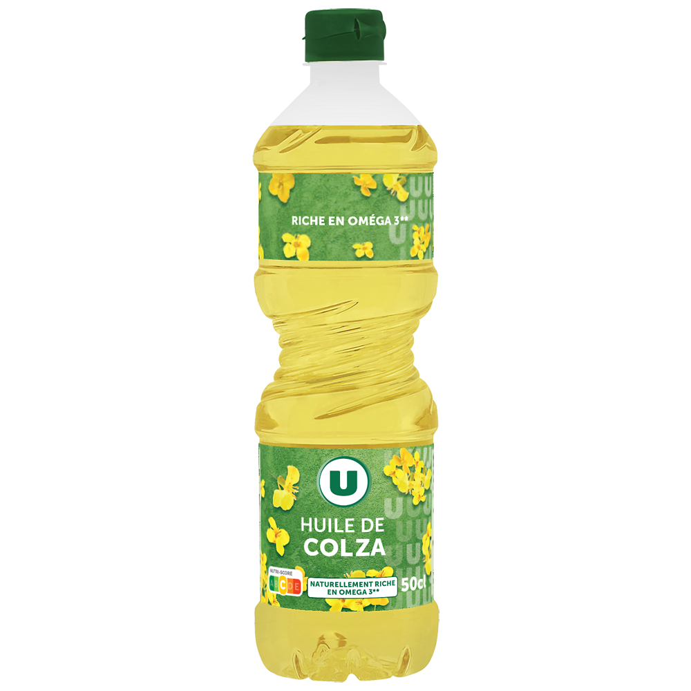 U Huile de colza  bouteille de 50cl