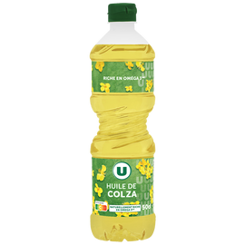 U Huile de colza  bouteille de 50cl