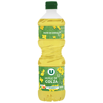 U Huile de colza  bouteille de 50cl