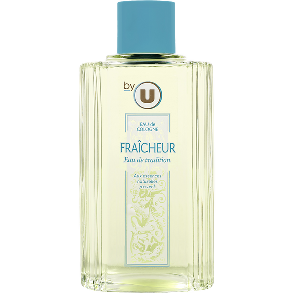 BY U Eau de Cologne fraîcheur  flacon de 500ml