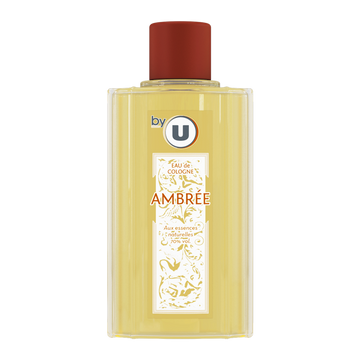 BY U Eau de Cologne ambrée  flacon de 250ml