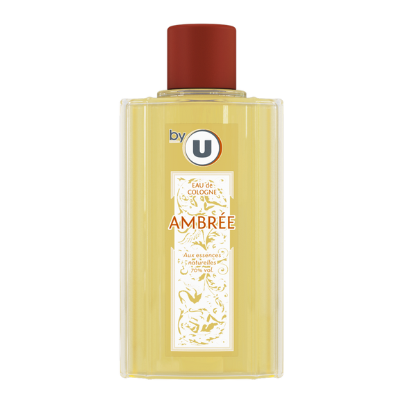 BY U Eau de Cologne ambrée  flacon de 250ml