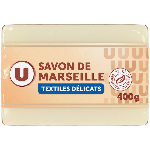 U Savon de Marseille blanc  400g