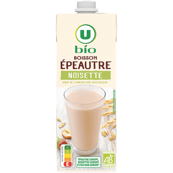 U BIO Boisson épeautre noisette U BIO 1l