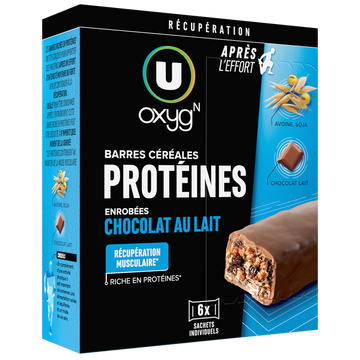 U OXYGN Barres protéinées au chocolat  192g