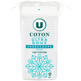 U Coton douceur prédécoupé  sachet de 200g