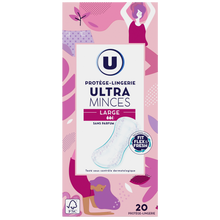 U Protège-lingerie ultra minces large x20