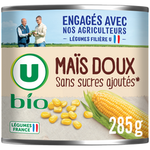 U BIO Maïs doux en grains - Boîte 285g