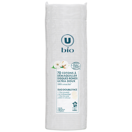 U BIO Disques à démaquiller  x70