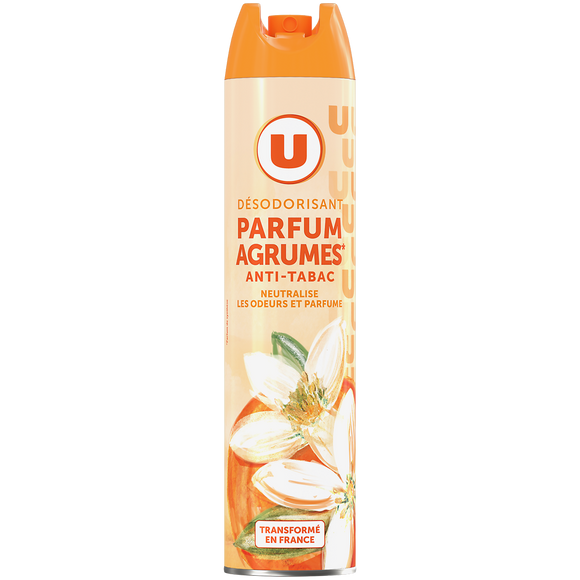 U Désodorisant intérieur agrumes anti-tabac 300ml