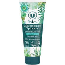 U BIO Soin visage Gelée exfoliante hydratante aloe vera 75ml