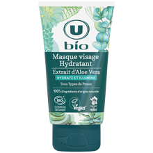 U BIO Masque hydratant pour le visage à l'aloe vera tube de 50ml