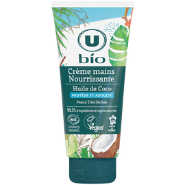U BIO Crème nourrissante pour les mains au coco  - Tube 100ml
