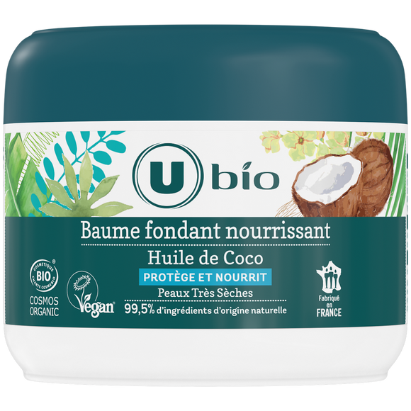 U BIO Baume fondant nourrissant au coco  250ml