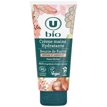 U BIO Crème hydratante pour les mains au karité - Tube 100ml