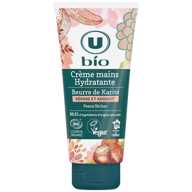 U BIO Crème hydratante pour les mains au karité - Tube 100ml