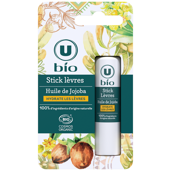 U BIO Stick à lèvres au jojoba