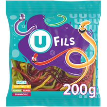 U Bonbons fils lisses gélifiés 200g