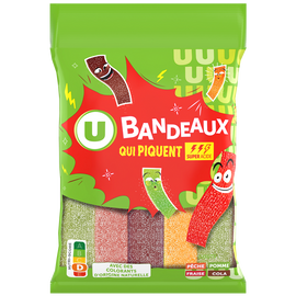 U Bonbons longs gélifiés qui piquent  200g