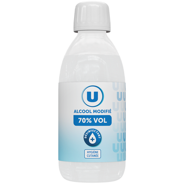 U Alcool modifié 70°, 250ml