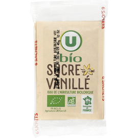 U BIO Sucre vanillé  6x7,5g