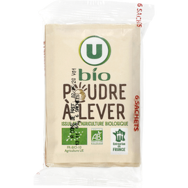 U BIO Poudre à lever  6 sachets de 10g