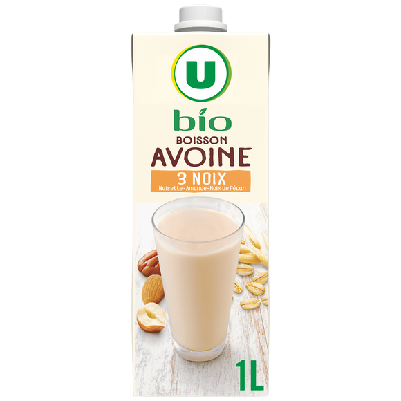 U BIO Boisson végétale 3 noix U BIO 1l