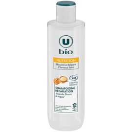 U BIO Shampooing Cheveux secs, Amande douce/argan  - 250ml