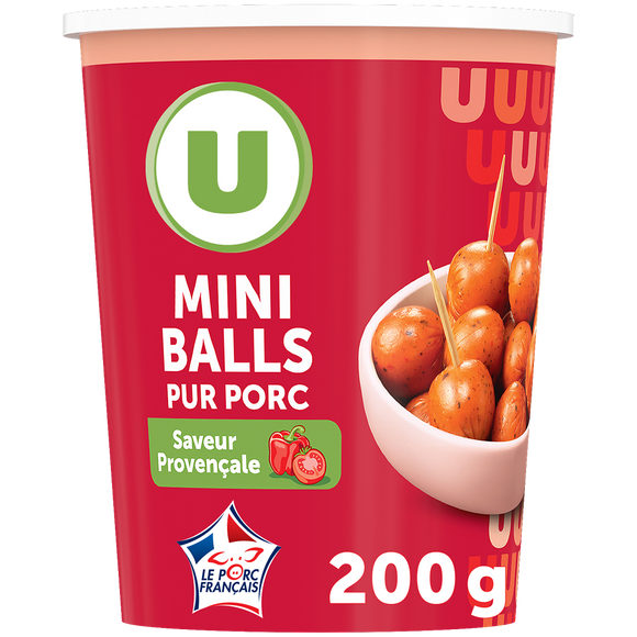 U Mini balls saveur provençal U 200g