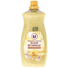 U Adoucissant concentré parfum élixir de vanill. flacon 60 lav. 1,5l