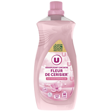 U Adoucissant concentré parfum fleur de cerisier flacon 60 lav. 1,5l