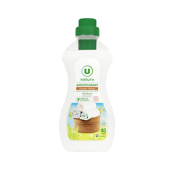 U NATURE Adoucissant douceur d'antan bouteille de 750ml