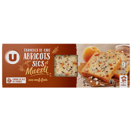U Tranches de cakes abricots & muesli  270g