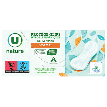 U NATURE Protège-slip ultra minces normal  x30