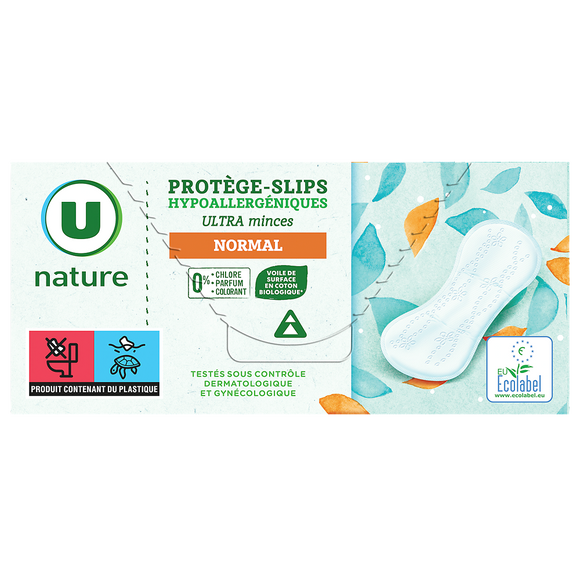 U NATURE Protège-slip ultra minces normal  x30