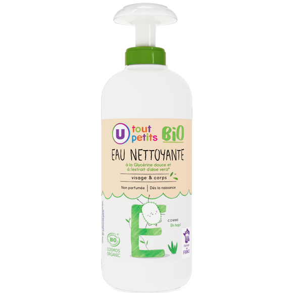 U TOUT PETITS BIO Eau nettoyante - 500ml