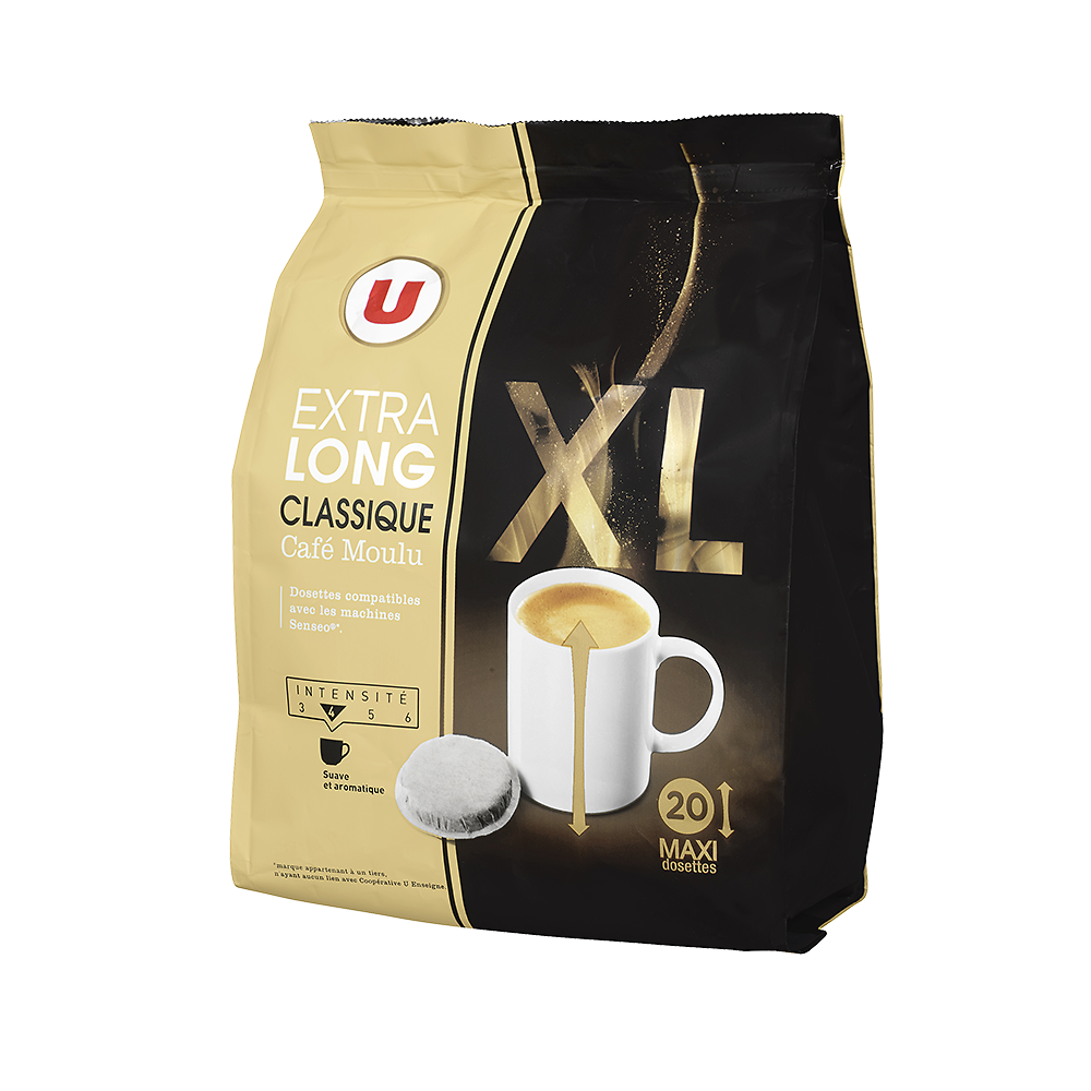 U Café dosettes classique XL - Compatible SENSEO - x20