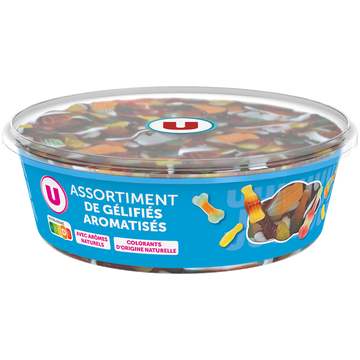 U Assortimentde bonbons gélifiés 600g