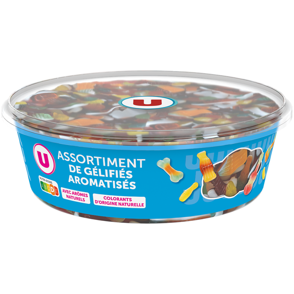 U Assortimentde bonbons gélifiés 600g