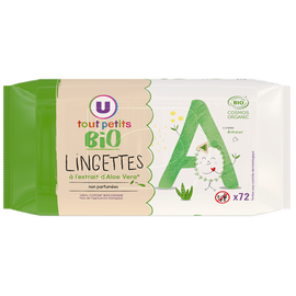 U TOUT PETITS BIO Lingettes bébé,  x72
