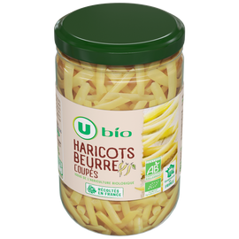 U BIO Haricots beurre coupés - Bocal 360g