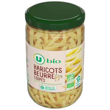 U BIO Haricots beurre coupés - Bocal 360g